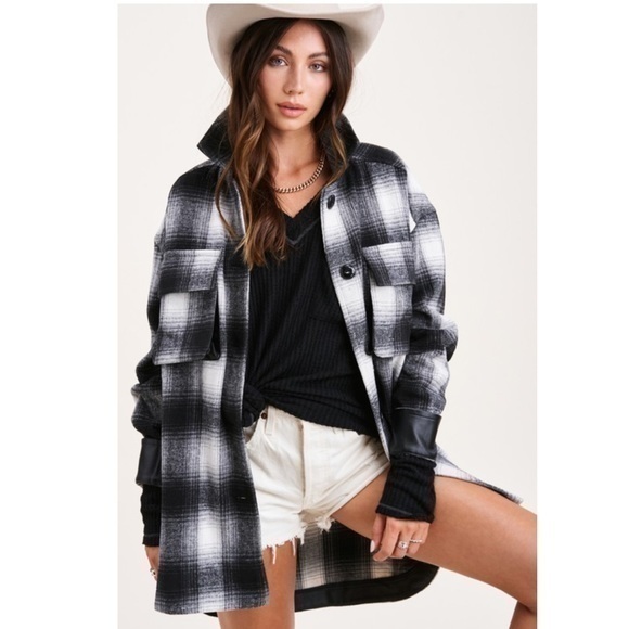 Haute Ellie Jackets & Blazers - ROCKY MOUNTAIN-Chic SHIRT JACKET